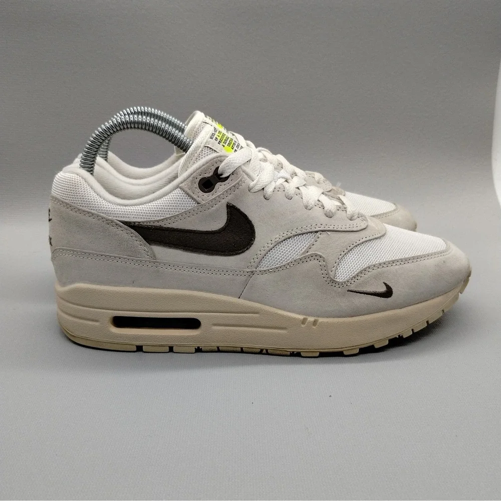Nike Air Max 1 Ironstone Mens Size 7 Athletic Sneakers Tan‎ Running Athleisure